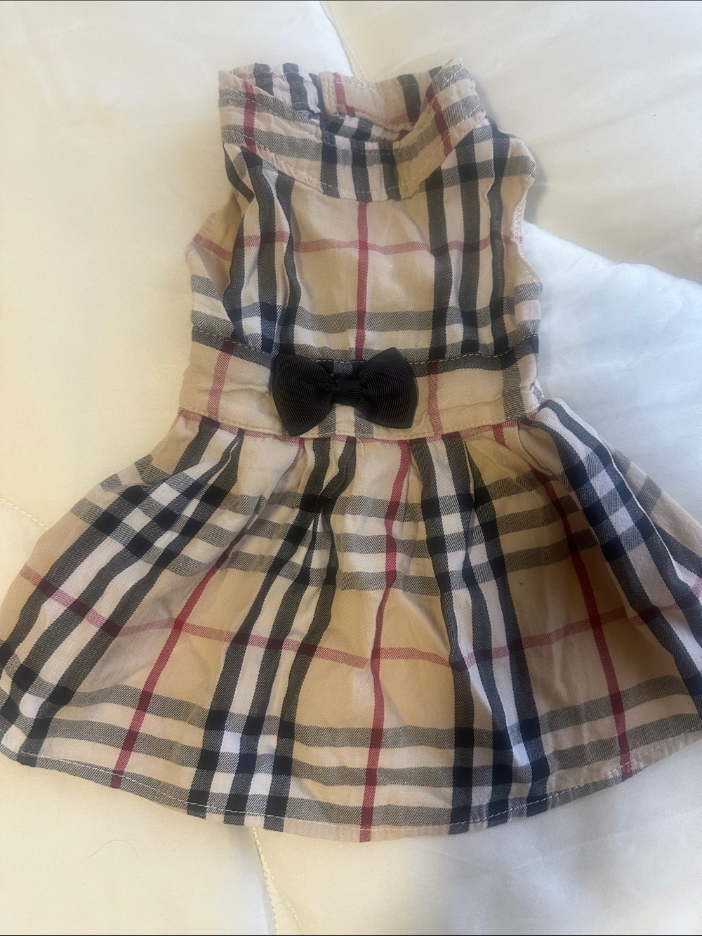 Small Dog Dress - Classic Plaid